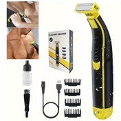 Resim Su Geçirmez Erkek Tıraş Makinesi Islak Ve Kuru Tıraş Makinesi Tam Vücut Yıkama Usb Şarj Vücut Tıraş 3008 Standart 