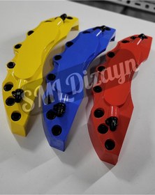 Resim Universal Fren Kaliper Kapağı Seti - 4 Parça (Ön/Arka) 17-20 İnç Uyumlu - Mavi 