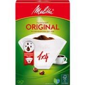 Resim Melitta 1x4® Orijinal Kahve Filtre Kağıdı Beyaz 