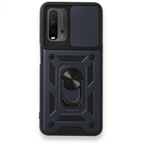 Resim Gpack Xiaomi Redmi 9t Kılıf Tank Aramid Sürgülü Vega Yüzüklü 