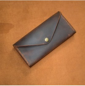 Resim Craft And Luna El Yapımı Hakiki Deri El Çantası Clutch - Günlük Kullanım 