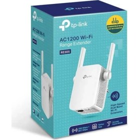 Resim TP-Link RE305 | Wi-Fi 5 Menzil Genişletici | AC1200 Mbps | 2 Harici Anten | 1 Ethernet Port | Access Point Modu | EasyMesh | Dual Band | Tüm Modem ve Router Modelleri ile Uyumludur 