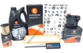 Resim Peugeot 207 (2006-2011) 1.6 Hdi Filtre Bakım Seti + 5w40 Yağ (Orijinal Eurorepar) 
