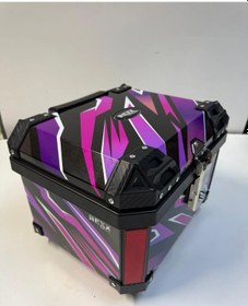 Resim Rexx 45 Litre Abs Motosiklet Arka Çanta - 10-renkli Tek Renk 