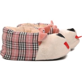 Resim Aspor Pembe Bej Kadın Panduf Köpekli Panduf 