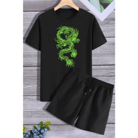 Resim Trendypassion Ejder Şort T-Shirt Eşofman Takımı 