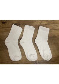 Resim Unisex Kolej Çorap 3 Çift 001 