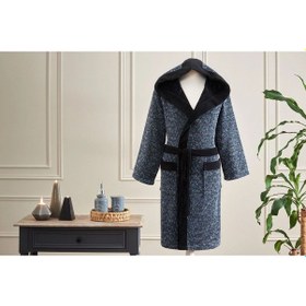 Resim Özdilek Modra Maskülen Kapüşonlu Bornoz S/m Beden 