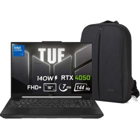 Resim Asus Tuf Gaming FX607VU-RL146 FR84 Intel Core 5 210H 24 GB 1 Tb RTX4050 Windows 11 Home 16" Oyun Bilgisayarı + Çanta 