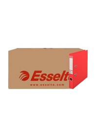 Resim Esselte Dar Plastik Klasör (9945) Kırmızı 30 Lu Koli 