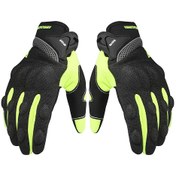 Resim Ranyeek Bsddp Rh-a0131 Yeşil M Motor Güvenlik Eldiveni: Kaymaz Önleyici, Dokunmatik Ekran, Çarpma Koruma Ve Yansıtıcı Tasarım 