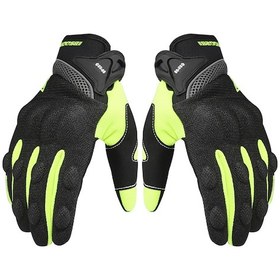 Resim Ranyeek Bsddp Rh-a0131 Yeşil Xxl Motosiklet Eldiveni: Kaymaz Önleyici, Dokunmatik Ekran, Çarpma Korumalı, Yansıtan Şeritli, Kolluk Ayarı 
