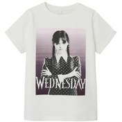 Resim Name It Nkfjax Wednesday Ss Top Box Noos Sky Çocuk T-Shirt Beyaz 