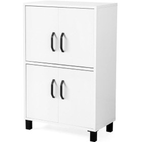 Resim Gonca Kapaklı Çok Amaçlı Dolap Ayakkabılık 63x35x99cm 001 