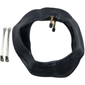 Resim Besthome1 10 İnç Elektrikli Scooter İç Lastiği, 45 Derece Eğimli Ağızlı + 2 Adet Lastik Kaldırma Çubuğu 