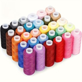 Resim 20 adet Canlı Polyester İplik Seti - Dayanıklı ve Yumuşak, Tüm Beceriler İçin Mükemmel, El Sanatları ve Dikiş Projeleri İçin İdeal, El Sanatları Temelleri | Canlı İpler | Pürüzsüz Dokulu 