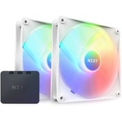 Resim NZXT F140 RGB Core White 140 mm Fan (2'li Set) 