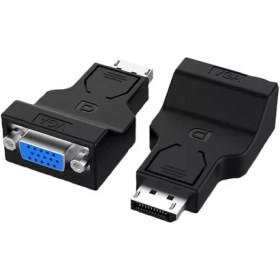 Resim PrimeX Plus PX-1321 Display Port To VGA Çevirici Dp To VGA Display To VGA Görüntü Aktarıcı Çevirici Dönüştürücü 