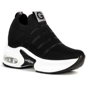 Resim Guja Örgü Siyah Bayan Spor Sneaker 