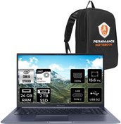Resim ASUS Vivobook 15 X1502ZA i5 1235U 24GB RAM 2TB SSD 15.6'' FHD FDOS EJ1069 & PER4 ÇANTA 