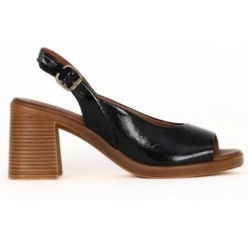 Resim Bueno Shoes Siyah Rugan Deri Kadın Topuklu Sandalet 01WE3700 01WE3700 
