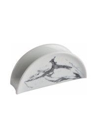 Resim Porland Marbly Peçetelik 14 Cm 04a+p019861 Beyaz 