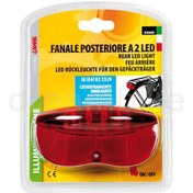 Resim Lampa Bisiklet Reflektörlü Led Stop Lambası Pilli 93600 