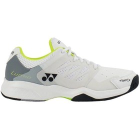 Resim Yonex Lumio 3 Erkek Tenis Beyaz Lime Ayakkabı Beyaz 