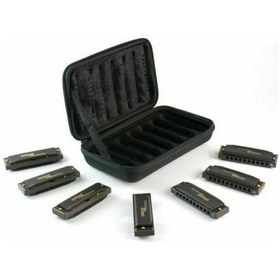 Resim Hohner Pbh7 Piedmont Blues Armonika Seti - 7'li Paket 