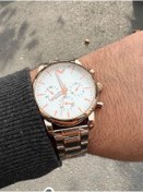 Resim ÇENÇEN Çelik Ithal Analog Yeni Model Kol Saati Gümüş Rose Kordon Gümüş Kadran 