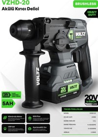 Resim Voltz VZDH-20 Akülü Kırıcı Delici 