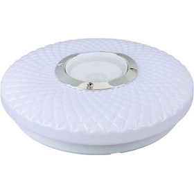 Resim Powermaster Pm-27329 Beyaz 30 6 Cm 24 Watt Bluetooth Hoparlörlü Tavan Aydınlatma Çok Renkli 