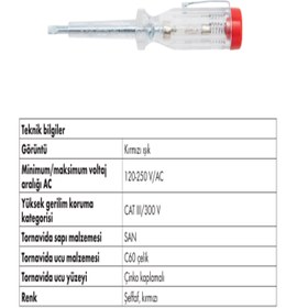 Resim Würth Kontrol Kalemi(120-250VAC)-(190MM/100MM) 