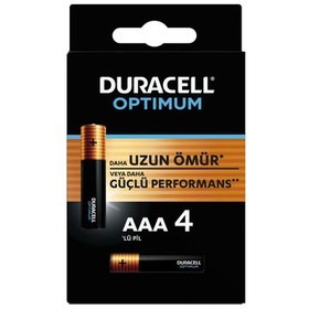 Resim Duracell Optimum İnce Kalem 4lü AAA 