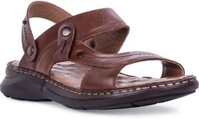Resim FORELLİ 40507 ORTOPEDİK DERİ ERKEK TERLİK-SANDALET 