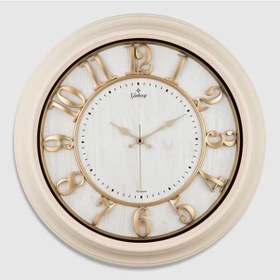 Resim Saat 1963-b - 1963-ca Duvar Saati Beyaz Çerçeve 46cm Kabartma Ra 