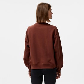 Resim New Balance French Terry Kadın Bordo Eşofman Üstü 