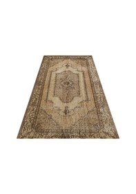 Resim Eşsiz Anadolu Vintage Eskitme El Dokuma Halı 1,15 X 2,1 Cm 9194 