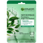 Resim Garnier Nem Bombası Ferahlatıcı Kağıt Yüz Maskesi 