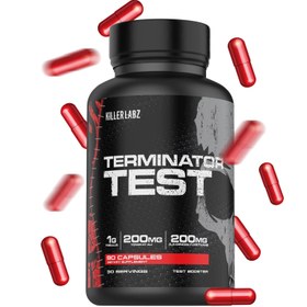 Resim KILLER LABZ TERMINATOR TEST Tribulus , Longjack Tongkat ali 100:1 90 SERVINGS 
