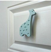 Resim Pomerol Mavi Zürafa, Dolap Kulpu - Çocuk Odası, Mutfak, Banyo Ve Çekmece İçin Mobilya Kulp, Kulp D 