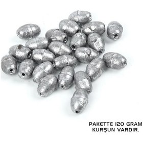 Resim Gezer Olta Kurşunu - Kıstırma Zeytin Kurşun - 40 Gram - 120 Gr Paket 