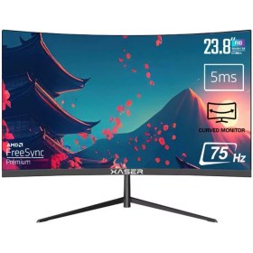 Resim Xaser XS-C238FHD 5ms 75Hz VGA HDMI 1920X1080 23.8" Curved Gaming Monitör 