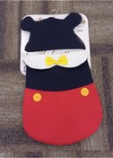 Resim Bebecix Pamuk Dokuma Mickey Mouse Kundak 