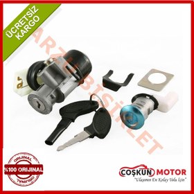 Resim Komple Kontak Seti Motosiklet Cub (Cup) Modeli Motor (475495083) 