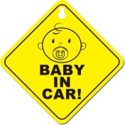 Resim Wenchang Shop C C Araba Sticker Bebek Arabada Sallanan Uyarı Güvenlik Işareti Sticker Vinil Etiket Araç Cam Sticker Araba Aksesuarları (Yurt Dışından) 