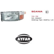 Resim AYFAR Sinyalli Komple Far Sol Scania 114-124 E4 505609 