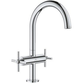 Resim Grohe Atrio Lavabo Bataryası, 1/2" L-Boyut - 21144000 Gümüş 