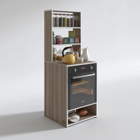 Resim Kenzlife ankastre fırın dolabı canfeza crd 165*60*56 mutfak raflı 