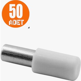 Resim YENİLER Plastik Başlı Cam Tutucu Mobilya Dolap Pimi (50 Adet) 